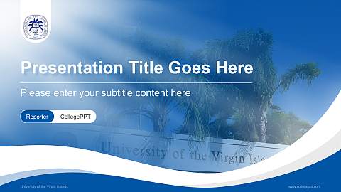 University of the Virgin Islands Lecture Sharing and Networking Event PPT Template