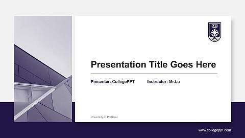 University of Portland General Purpose PPT Template