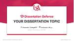 University of South Alabama Graduation Thesis Defense PPT Template