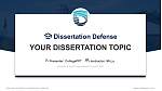 University of South Carolina Beaufort Graduation Thesis Defense PPT Template