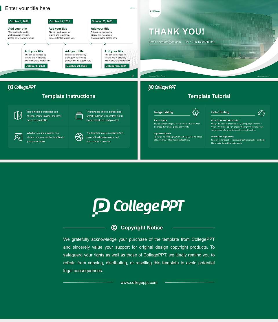 University of South Florida Lecture Sharing and Networking Event PPT Template16:9 ratio PPT effect preview image4