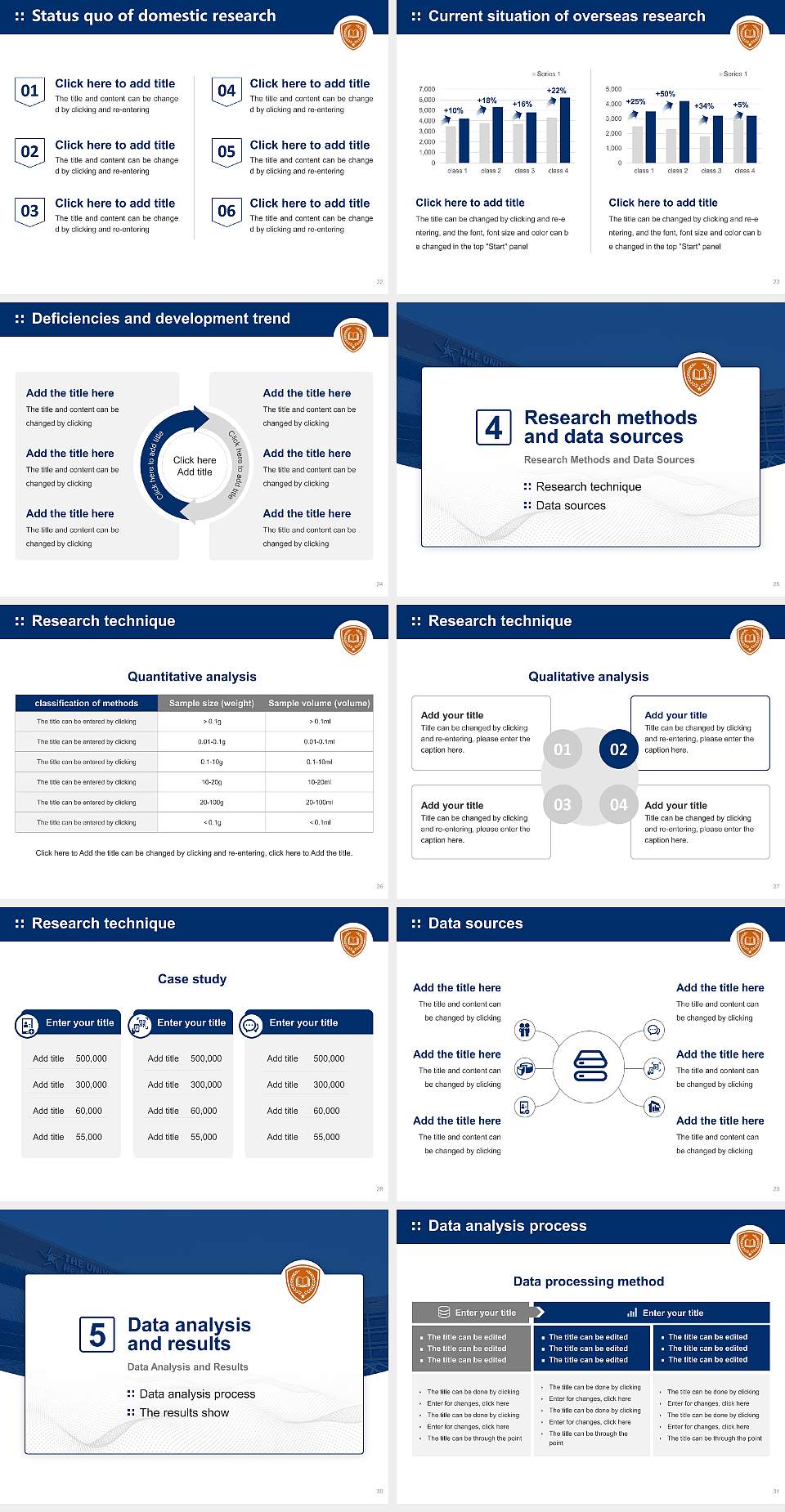 University of Texas Health Science Center at Tyler Graduation Thesis Defense PPT Template4:3 ratio PPT effect preview image4