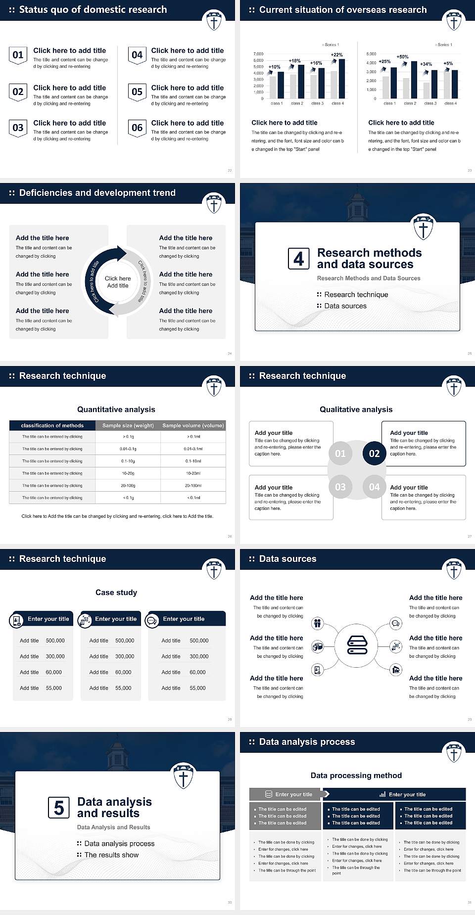 University of Valley Forge Graduation Thesis Defense PPT Template4:3 ratio PPT effect preview image4