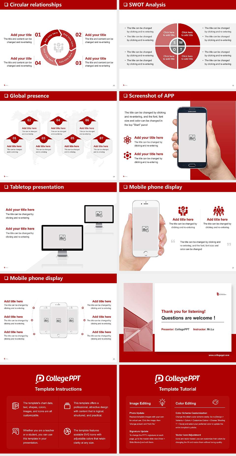 University of South Dakota General Purpose PPT Template4:3 ratio PPT effect preview image5