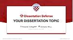 University of Richmond Graduation Thesis Defense PPT Template