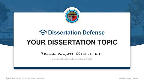 University of Puerto Rico-Bayamon Graduation Thesis Defense PPT Template
