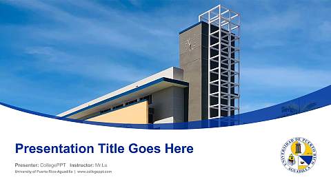 University of Puerto Rico-Aguadilla Course/Courseware Creation PPT Template