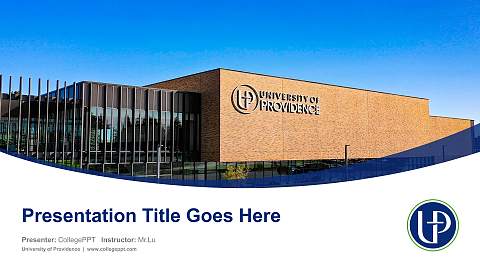 University of Providence Course/Courseware Creation PPT Template