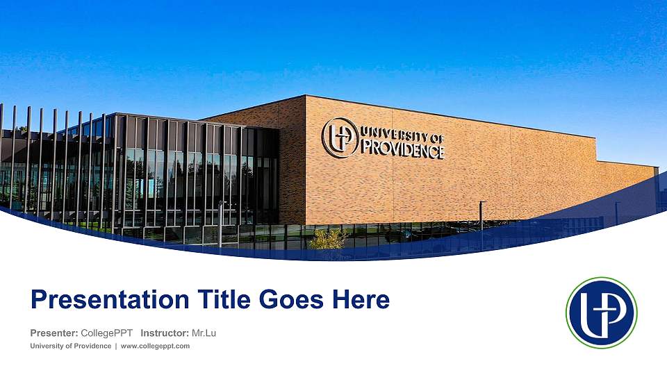 University of Providence Course/Courseware Creation PPT Template16:9 ratio PPT effect preview image