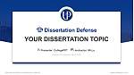 University of Providence Disputation Powerpoint Vorlage