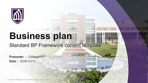 University of the Ozarks Competition/Entrepreneurship Contest PPT Template