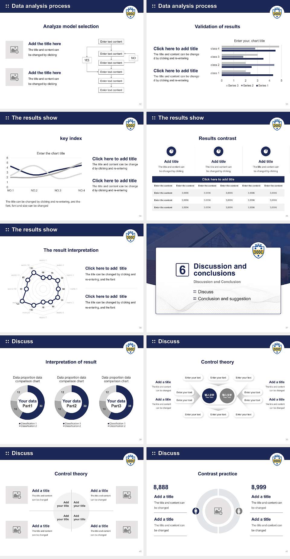 University of Pittsburgh-Greensburg Graduation Thesis Defense PPT Template4:3 ratio PPT effect preview image5