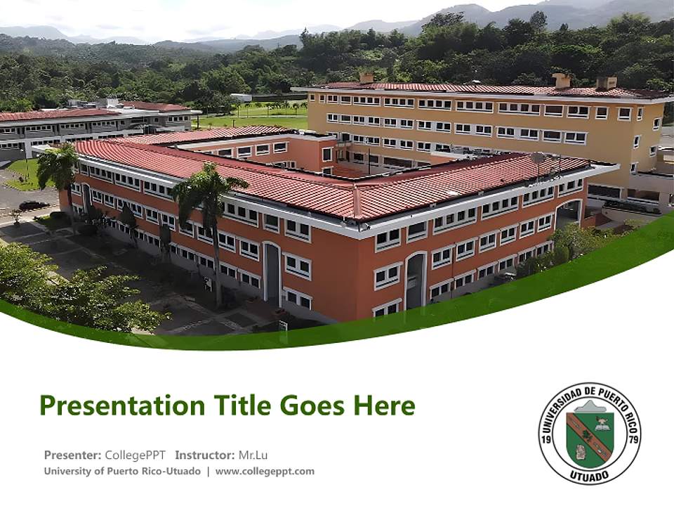 University of Puerto Rico-Utuado Course/Courseware Creation PPT Template4:3 ratio PPT effect preview image5