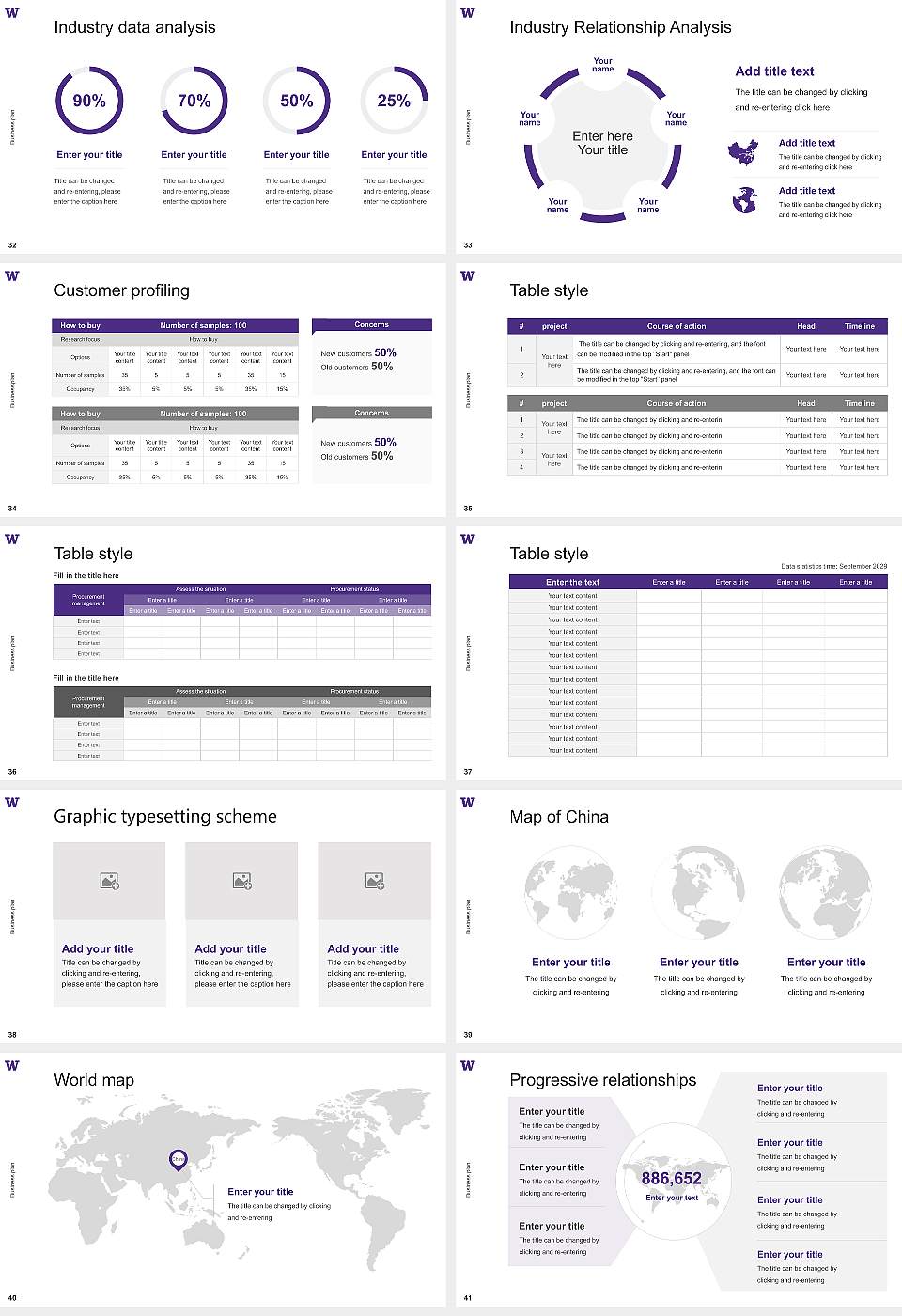 University of Washington-Tacoma Campus Competition/Entrepreneurship Contest PPT Template16:9 ratio PPT effect preview image5