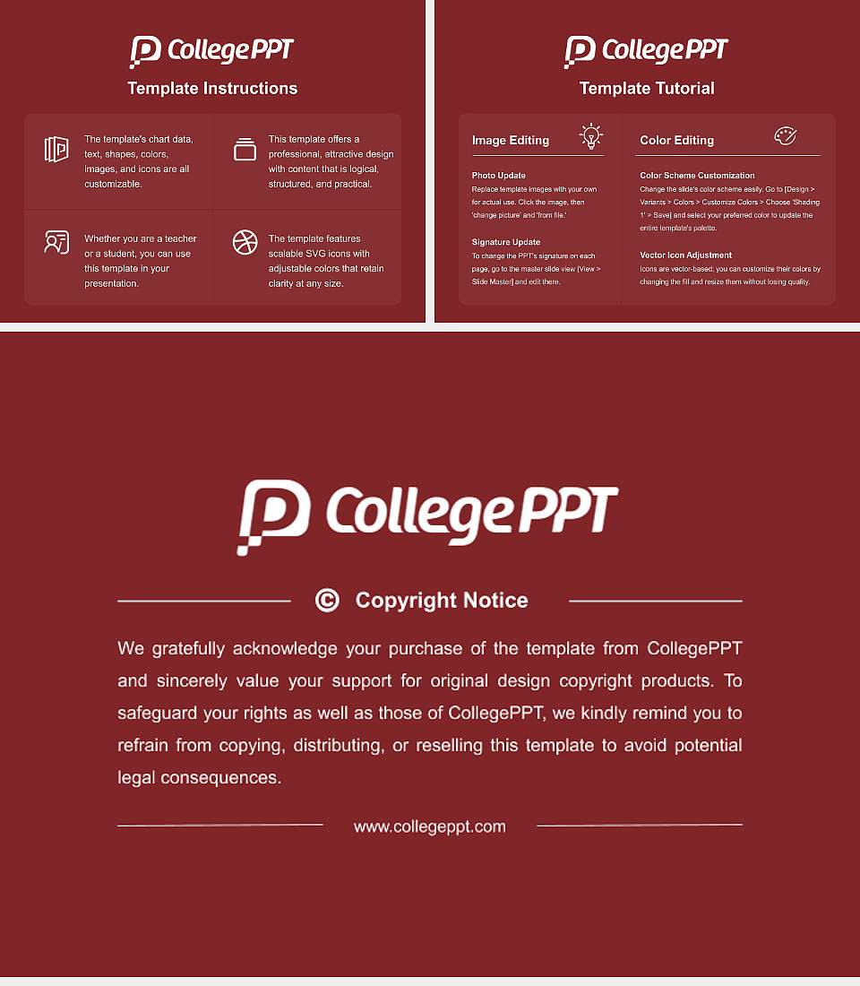 University of Redlands Graduate School of Theology Course/Courseware Creation PPT Template4:3 ratio PPT effect preview image5