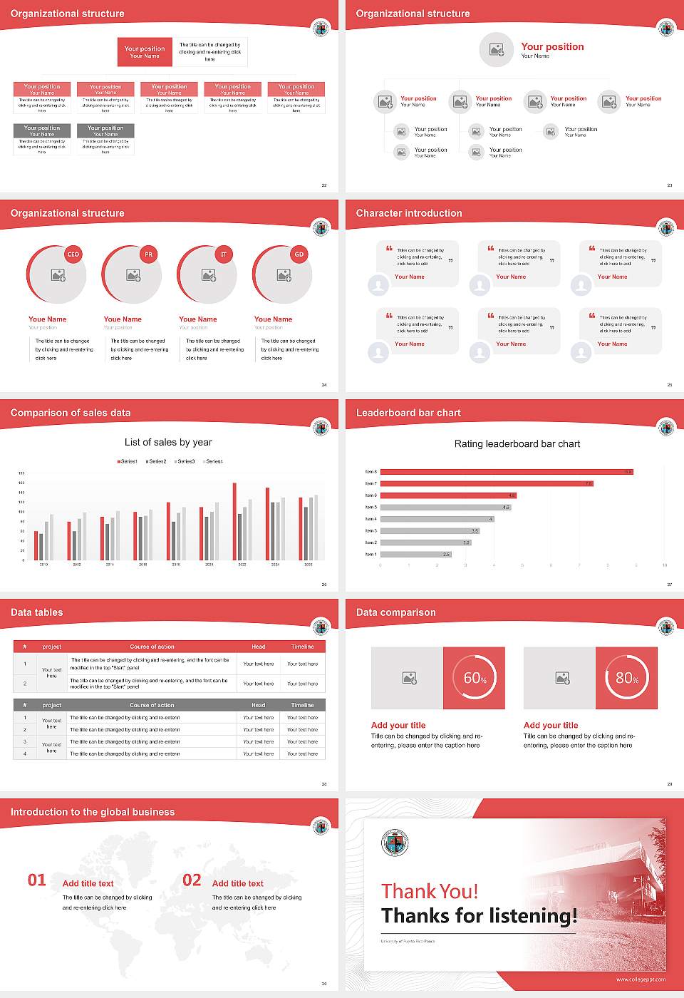 University of Puerto Rico-Ponce Academic Presentation/Research Findings Report PPT Template16:9 ratio PPT effect preview image4