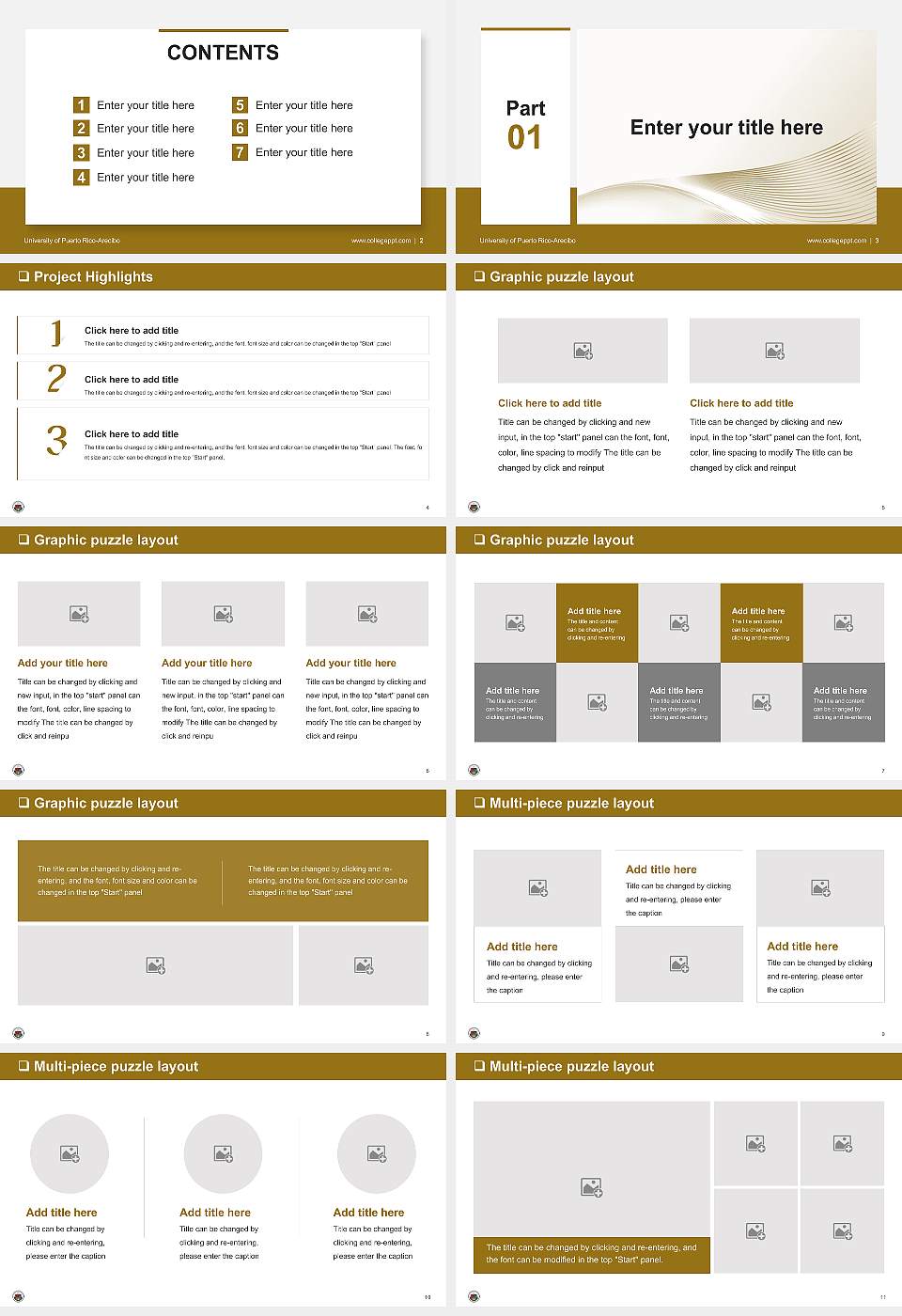 University of Puerto Rico-Arecibo General Purpose PPT Template16:9 ratio PPT effect preview image2