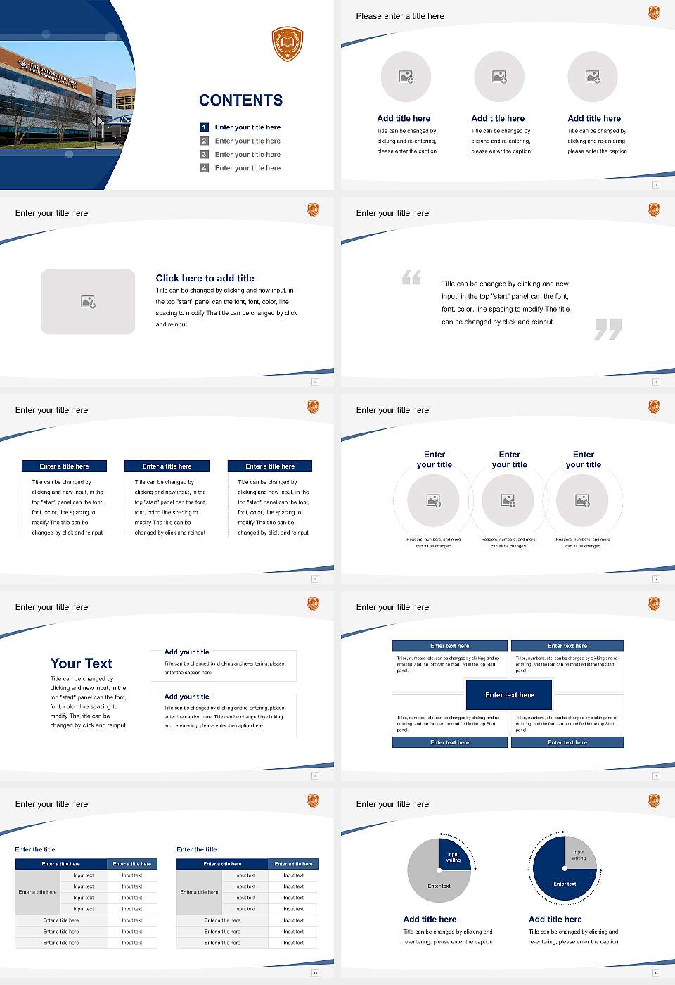 University of Texas Health Science Center at Tyler Course/Courseware Creation PPT Template16:9 ratio PPT effect preview image2