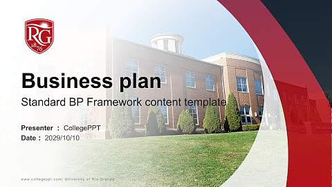 University of Rio Grande Competition/Entrepreneurship Contest PPT Template