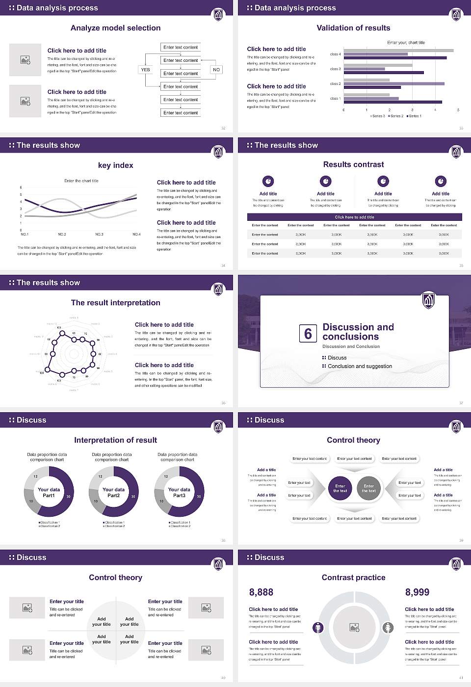 University of the Ozarks Graduation Thesis Defense PPT Template16:9 ratio PPT effect preview image5