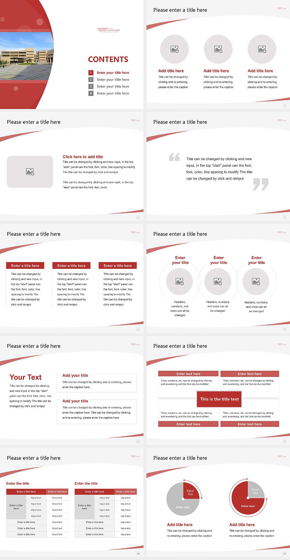 University of the District of Columbia-David a Clarke School of Law Course/Courseware Creation PPT Template4:3 ratio PPT effect preview image2