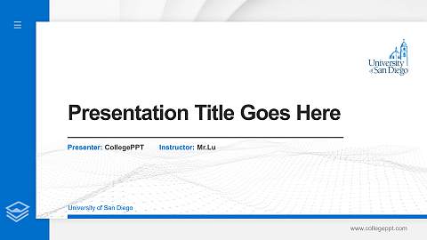 University of San Diego Thesis Proposal/Graduation Defense PPT Template
