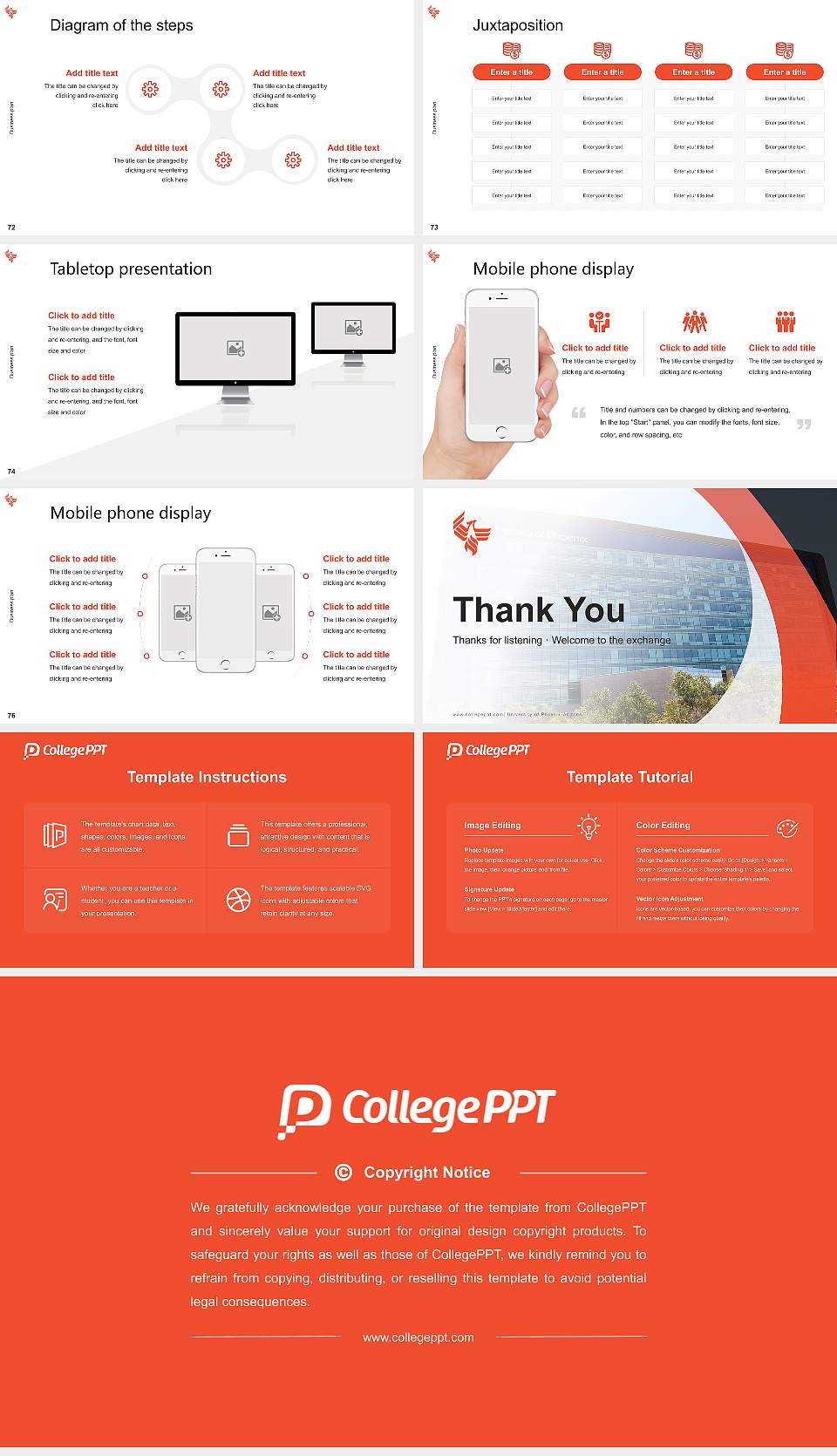 University of Phoenix-Arizona Competition/Entrepreneurship Contest PPT Template16:9 ratio PPT effect preview image9