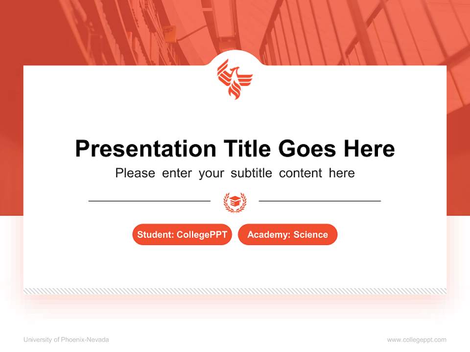 University of Phoenix-Nevada National Scholarship Defense PPT Template4:3 ratio PPT effect preview image4