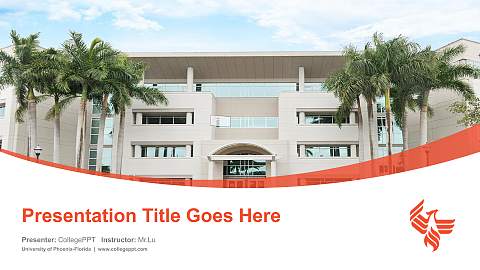 University of Phoenix-Florida Course/Courseware Creation PPT Template