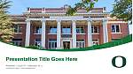 University of Oregon Les PPT-sjabloon