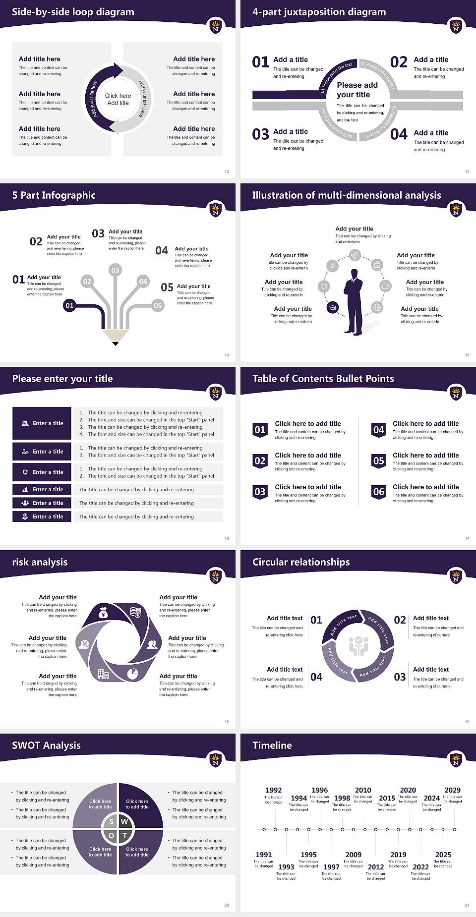 University of Northwestern-St Paul Academic Presentation/Research Findings Report PPT Template4:3 ratio PPT effect preview image3