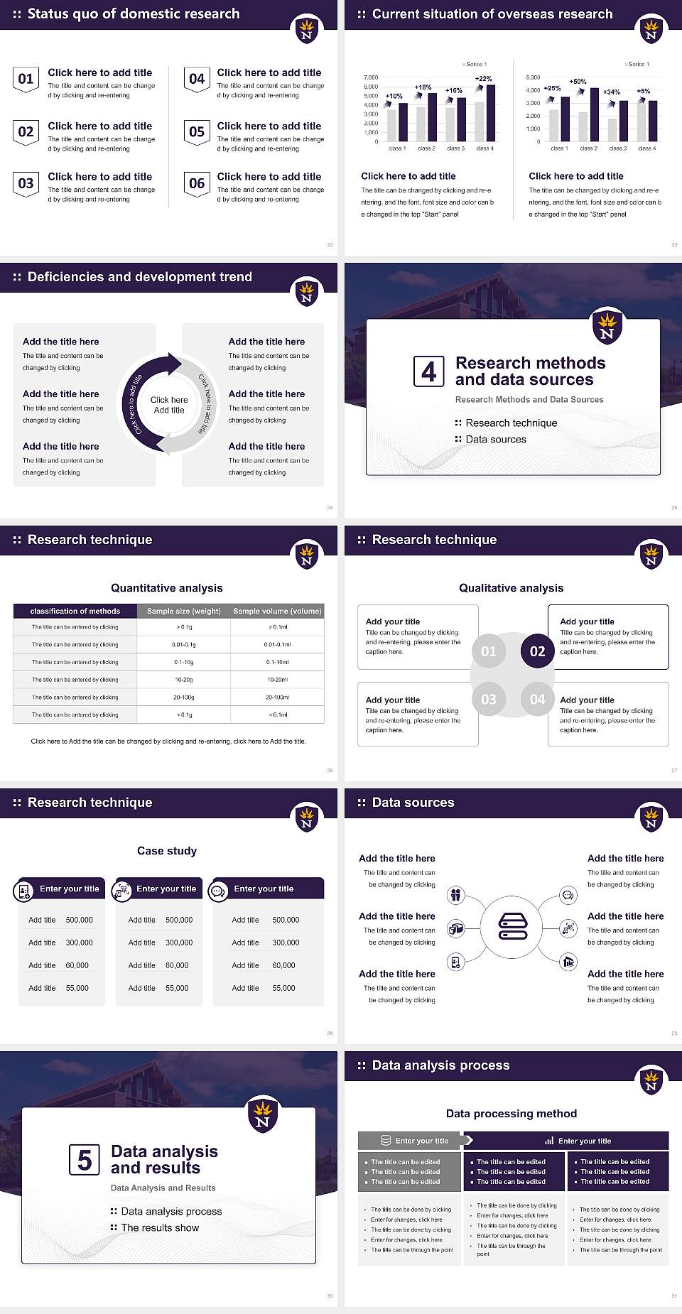 University of Northwestern-St Paul Graduation Thesis Defense PPT Template4:3 ratio PPT effect preview image4