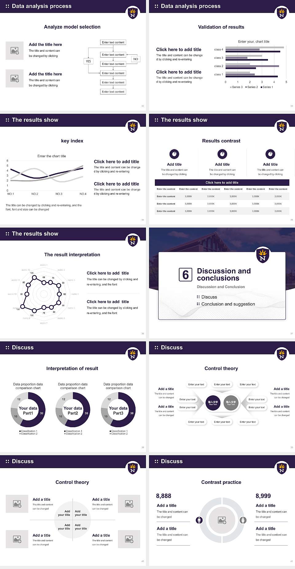 University of Northwestern-St Paul Graduation Thesis Defense PPT Template4:3 ratio PPT effect preview image5