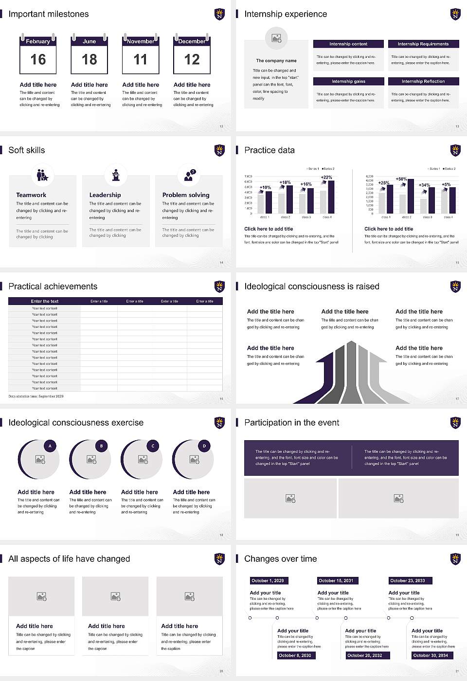 University of Northwestern-St Paul National Scholarship Defense PPT Template16:9 ratio PPT effect preview image3