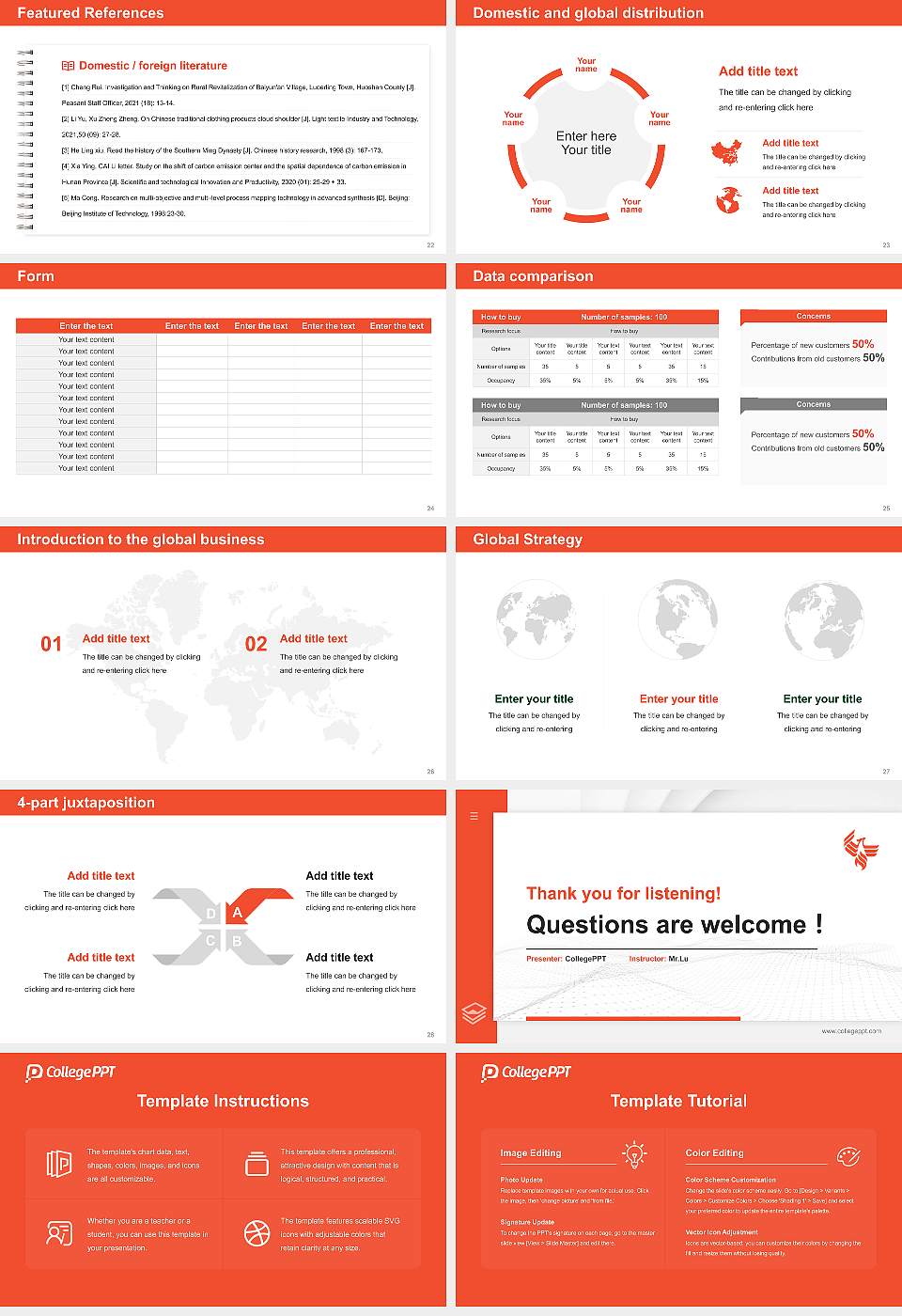 University of Phoenix-Arizona Thesis Proposal/Graduation Defense PPT Template16:9 ratio PPT effect preview image4