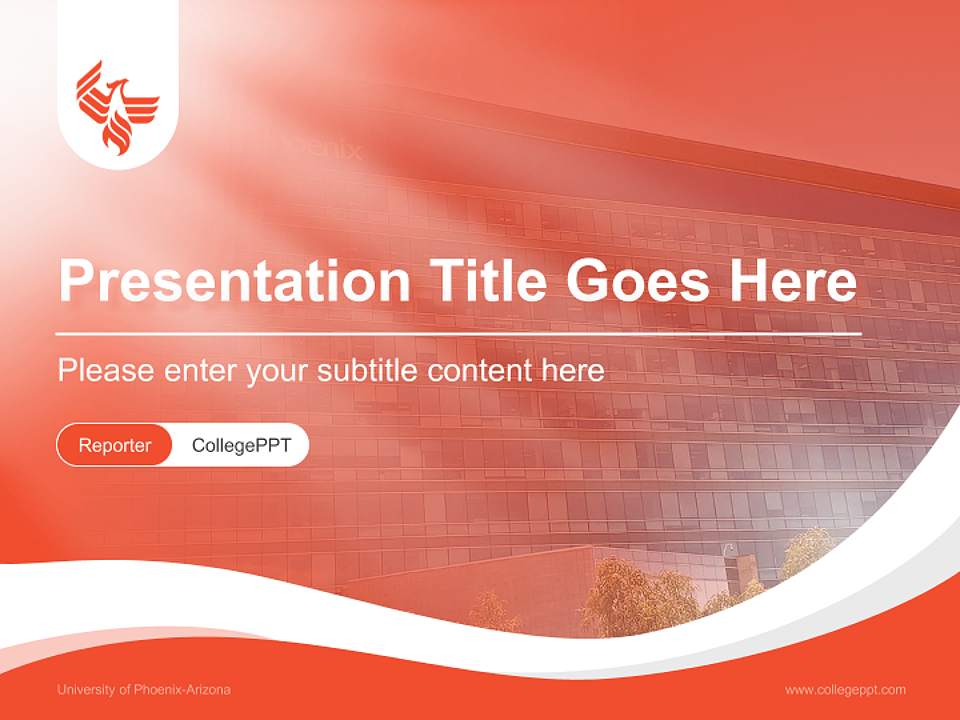 University of Phoenix-Arizona Lecture Sharing and Networking Event PPT Template4:3 ratio PPT effect preview image4