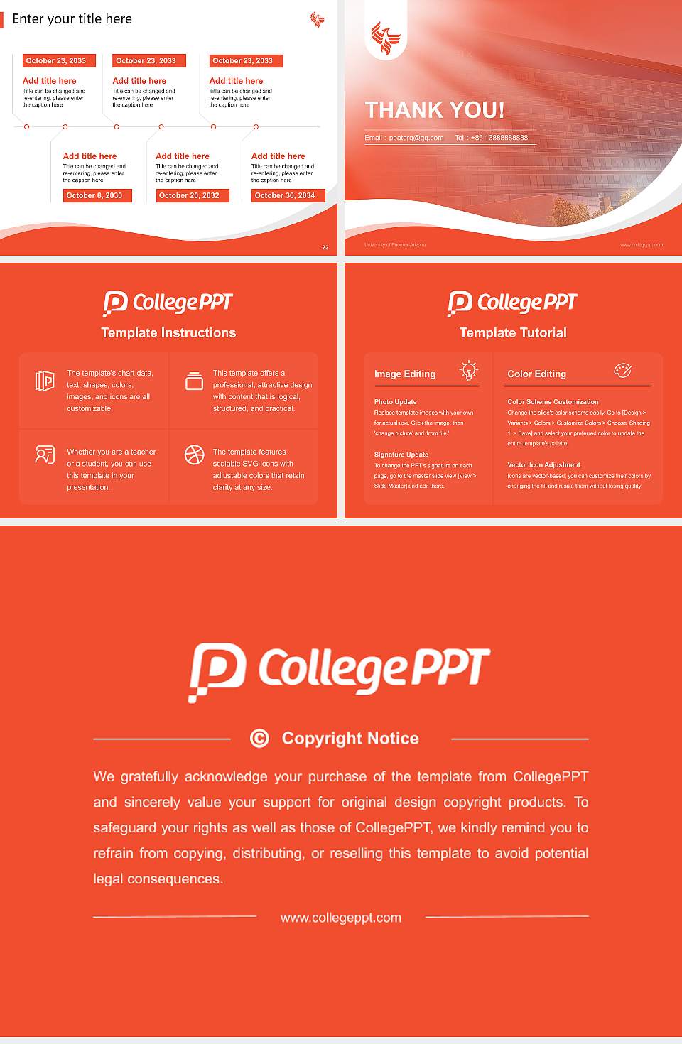 University of Phoenix-Arizona Lecture Sharing and Networking Event PPT Template4:3 ratio PPT effect preview image4