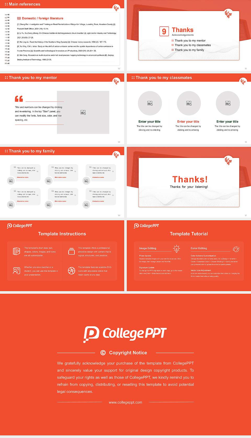 University of Phoenix-Arizona Graduation Thesis Defense PPT Template16:9 ratio PPT effect preview image7