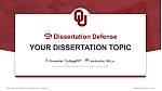 俄克拉荷马大学健康科学中心论文答辩PPT模板
