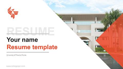 University of Phoenix-Florida Resume PPT Template