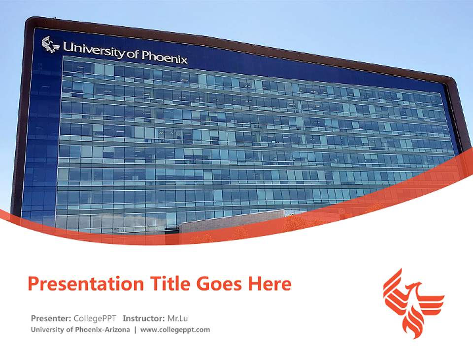 University of Phoenix-Arizona Course/Courseware Creation PPT Template4:3 ratio PPT effect preview image5