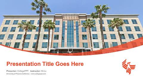 University of Phoenix-California Course/Courseware Creation PPT Template