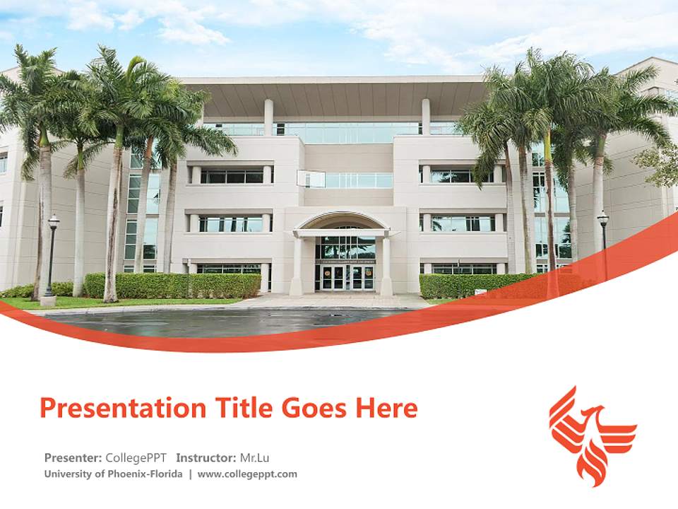 University of Phoenix-Florida Course/Courseware Creation PPT Template4:3 ratio PPT effect preview image5