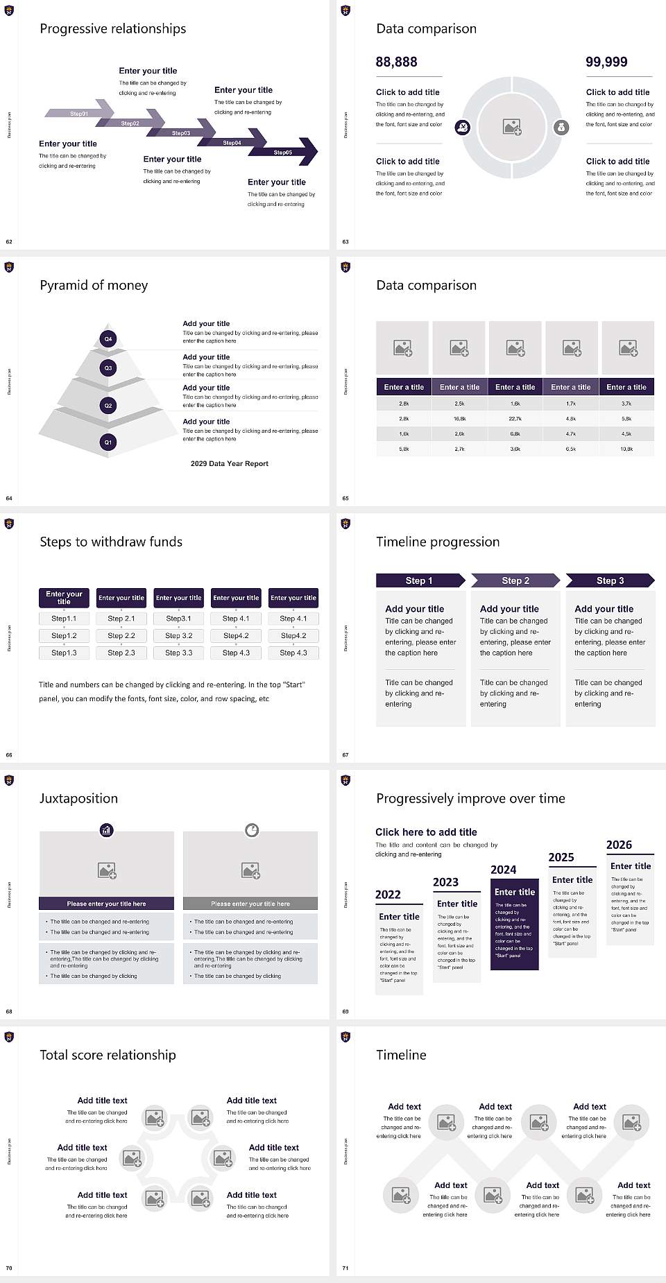 University of Northwestern-St Paul Competition/Entrepreneurship Contest PPT Template4:3 ratio PPT effect preview image8