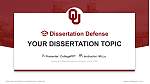 University of Oklahoma-Norman Campus Disputation Powerpoint Vorlage