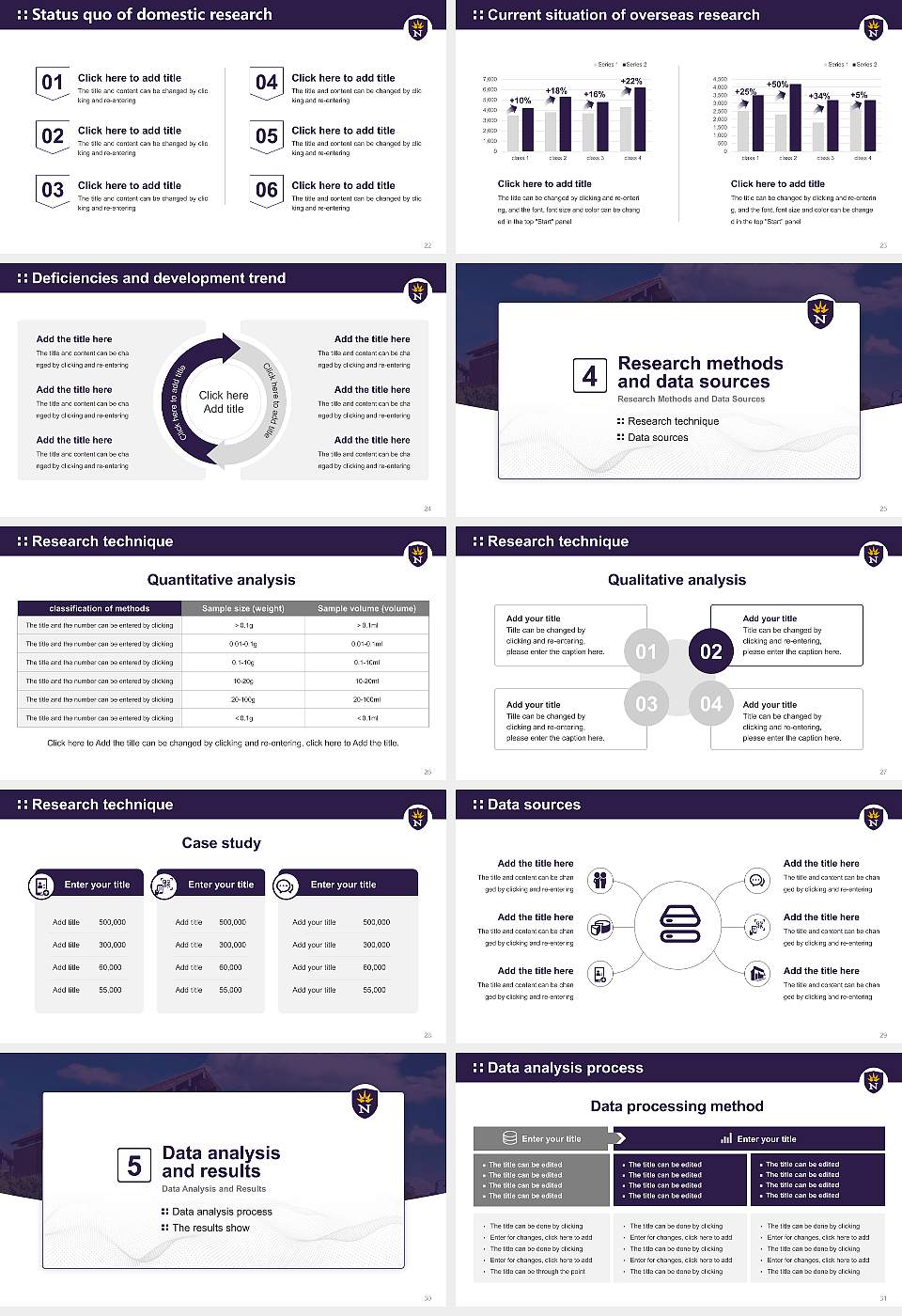 University of Northwestern-St Paul Graduation Thesis Defense PPT Template16:9 ratio PPT effect preview image4
