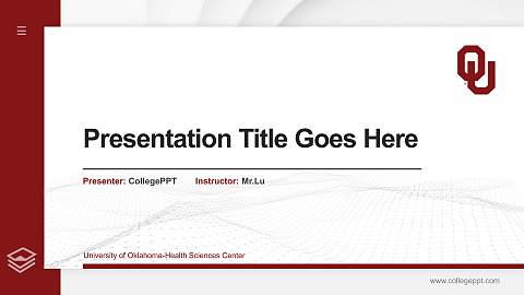 University of Oklahoma-Health Sciences Center Thesis Proposal/Graduation Defense PPT Template