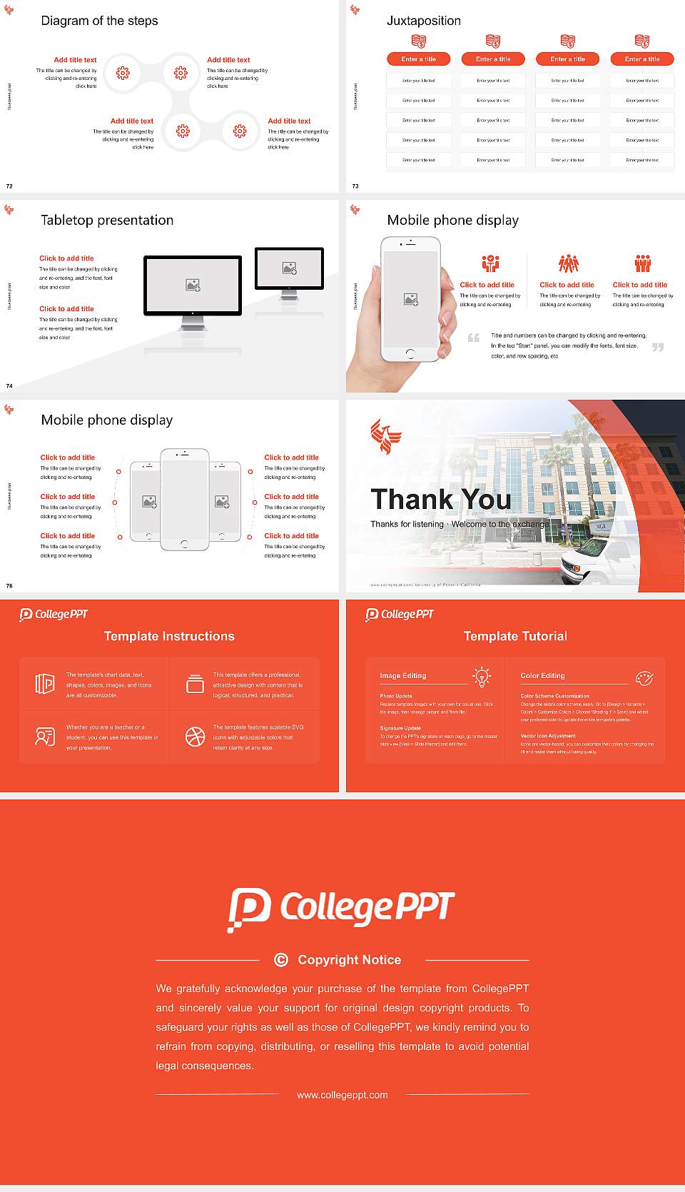 University of Phoenix-California Competition/Entrepreneurship Contest PPT Template16:9 ratio PPT effect preview image9