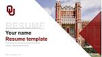 University of Oklahoma-Norman Campus Lebenslauf Powerpoint Vorlage