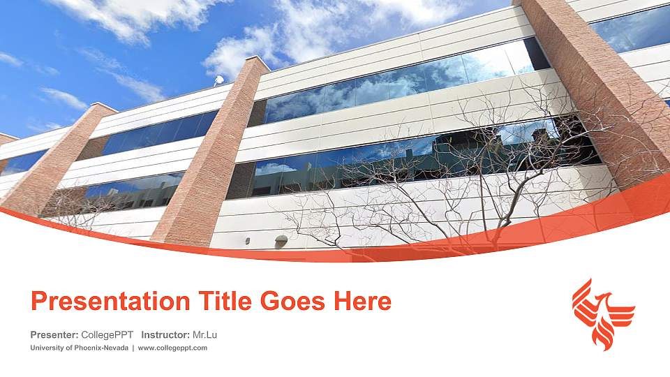 University of Phoenix-Nevada Course/Courseware Creation PPT Template16:9 ratio PPT effect preview image